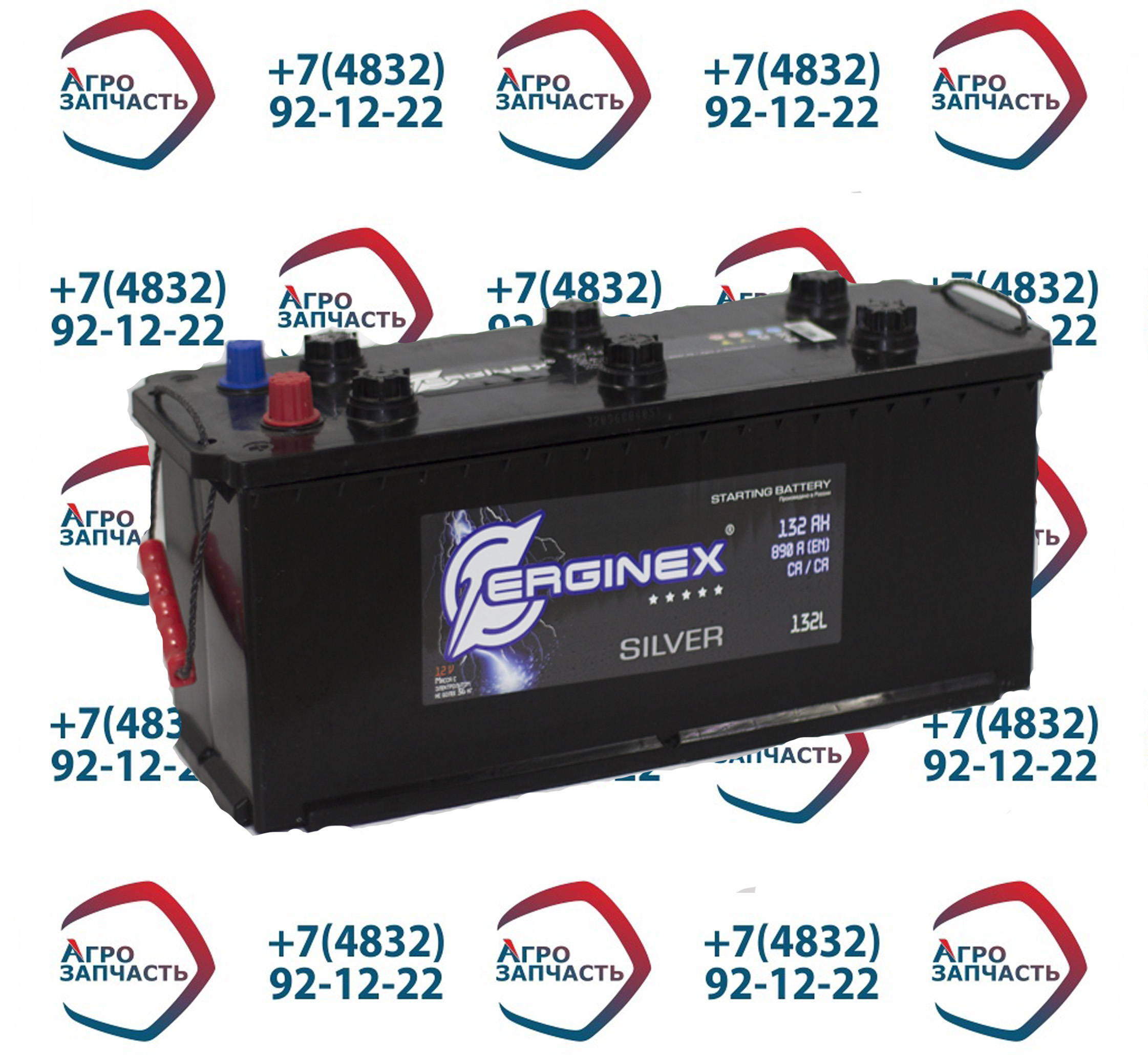 АКБ 6СТ-132 Erginex