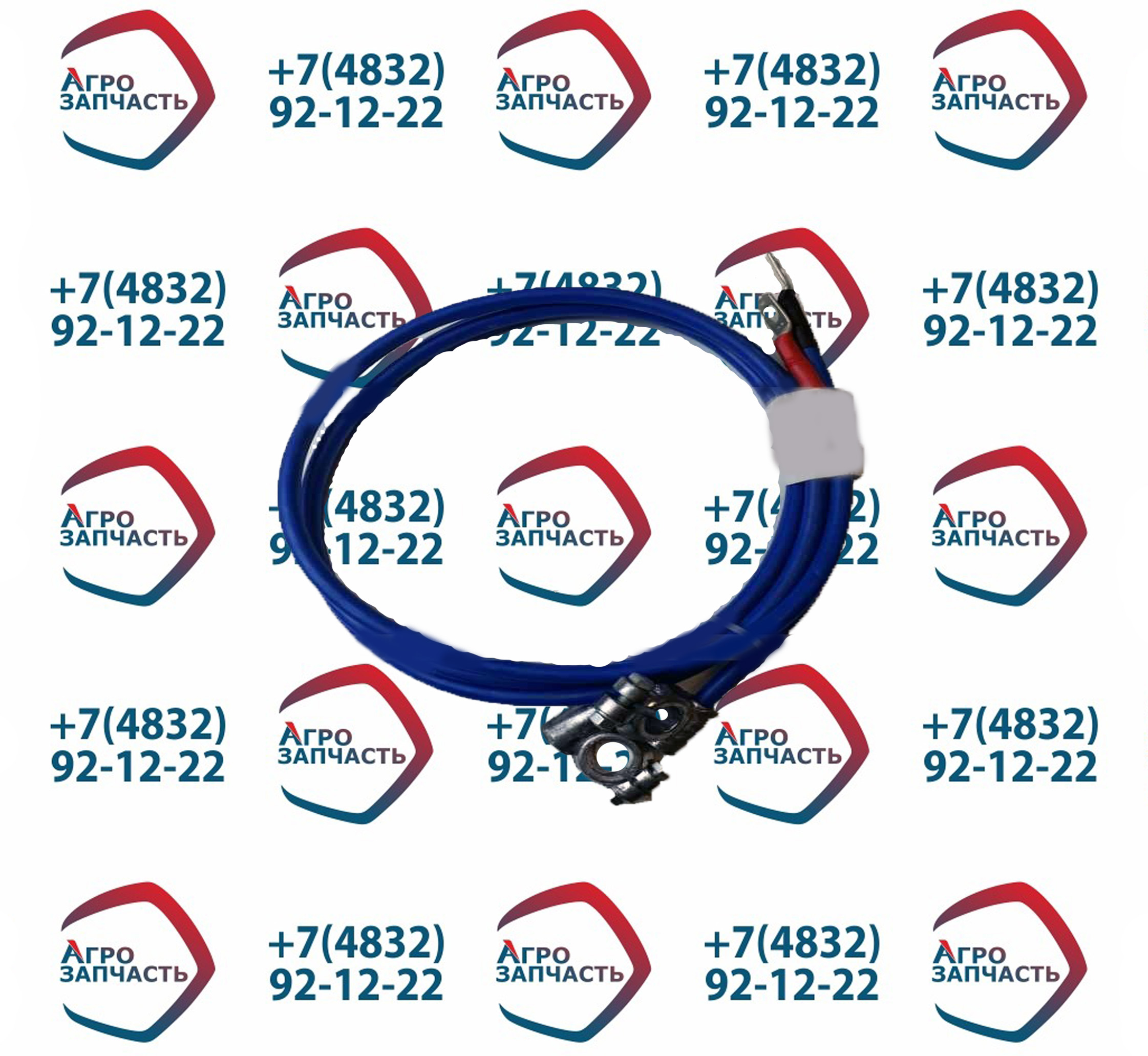 Аккумуляторные провода Т-40 (2провода-1,15м, S=25мм2)-Усиленные