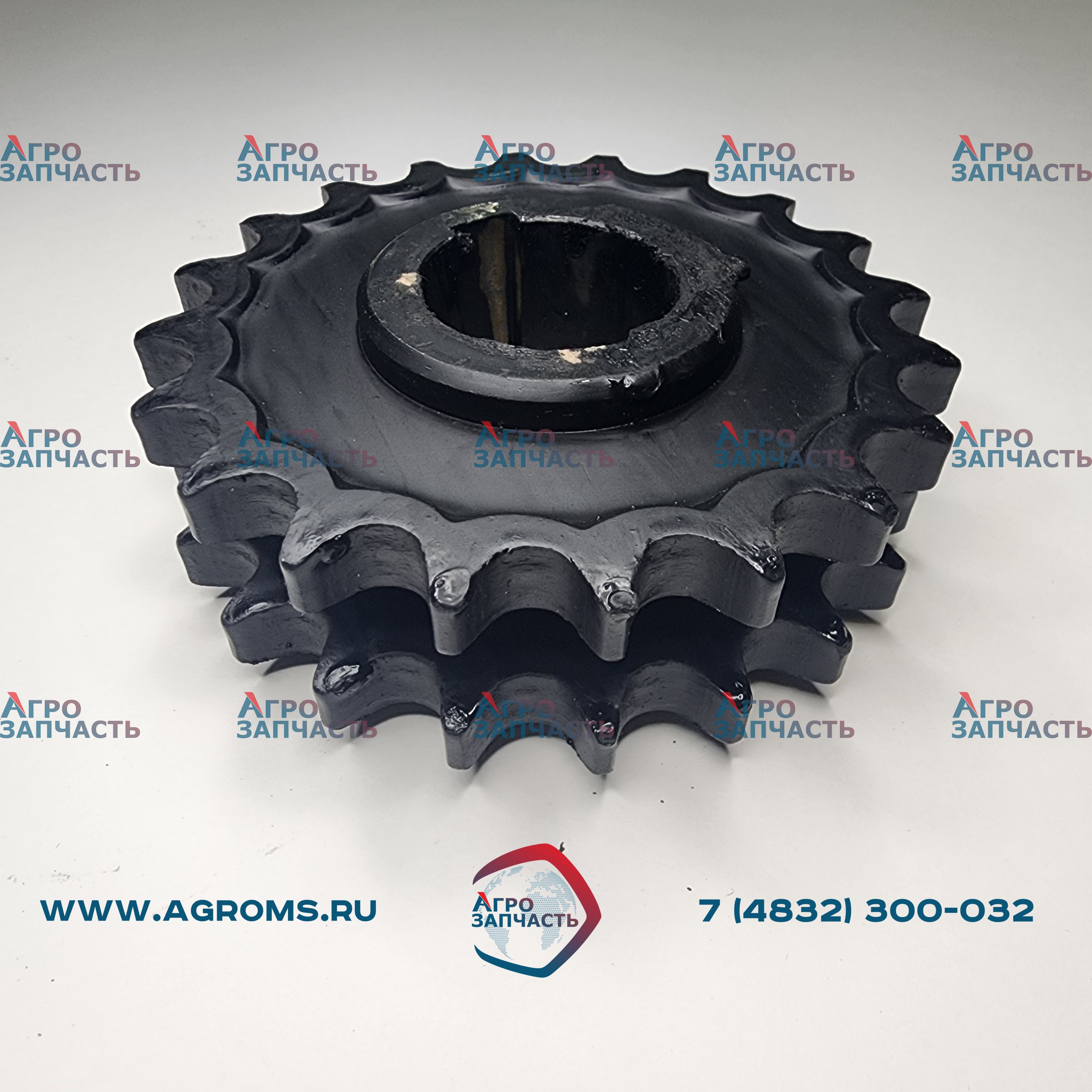 Звездочка РСМ-10.01.55.240-01 (z=20 t=2ПР-19,05) выгрузного шнека (Дон-1500Б) (Ростсельмаш)