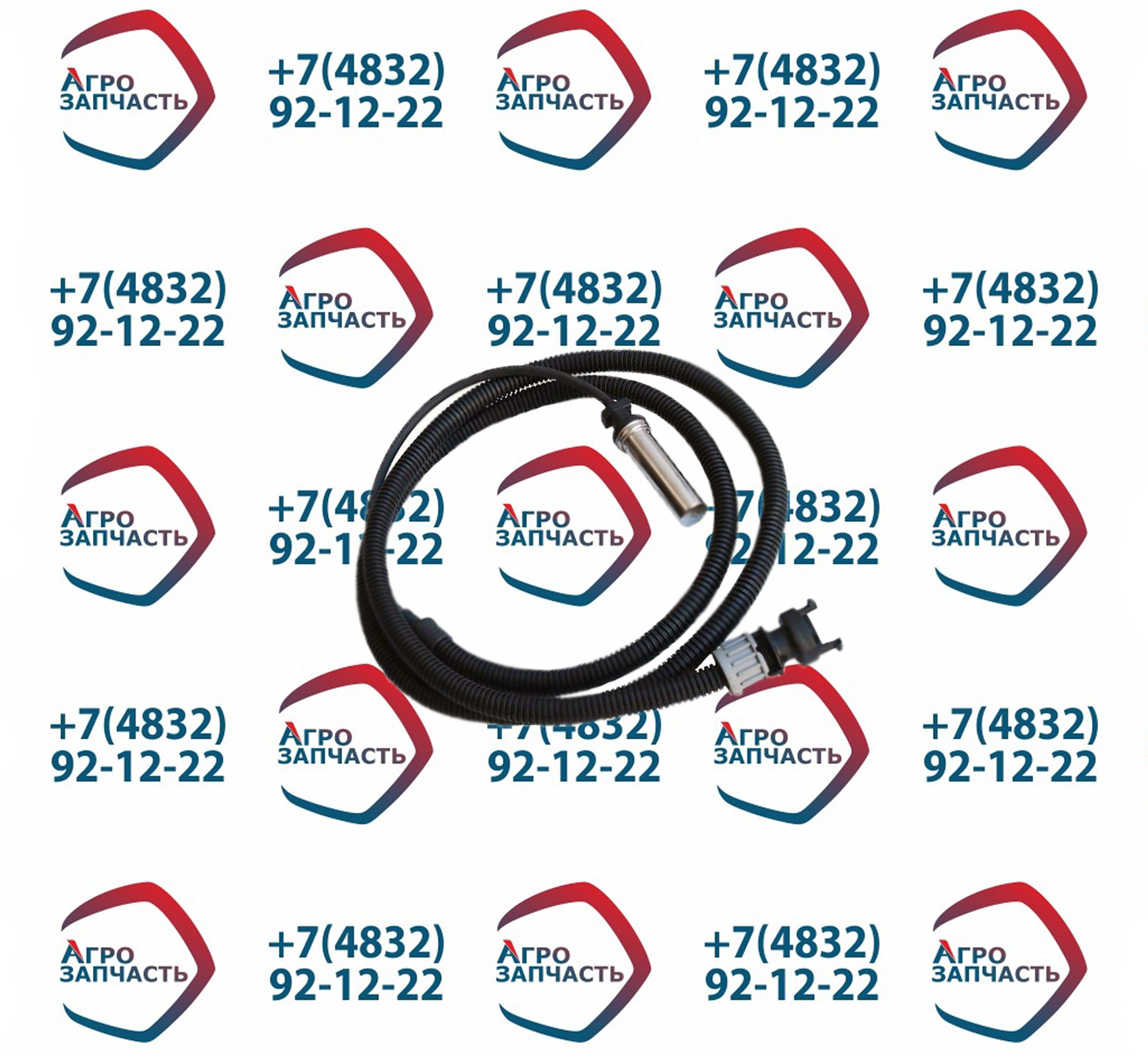 Датчик АБС 643008-3724764-010 с кабелем прямой (экран)