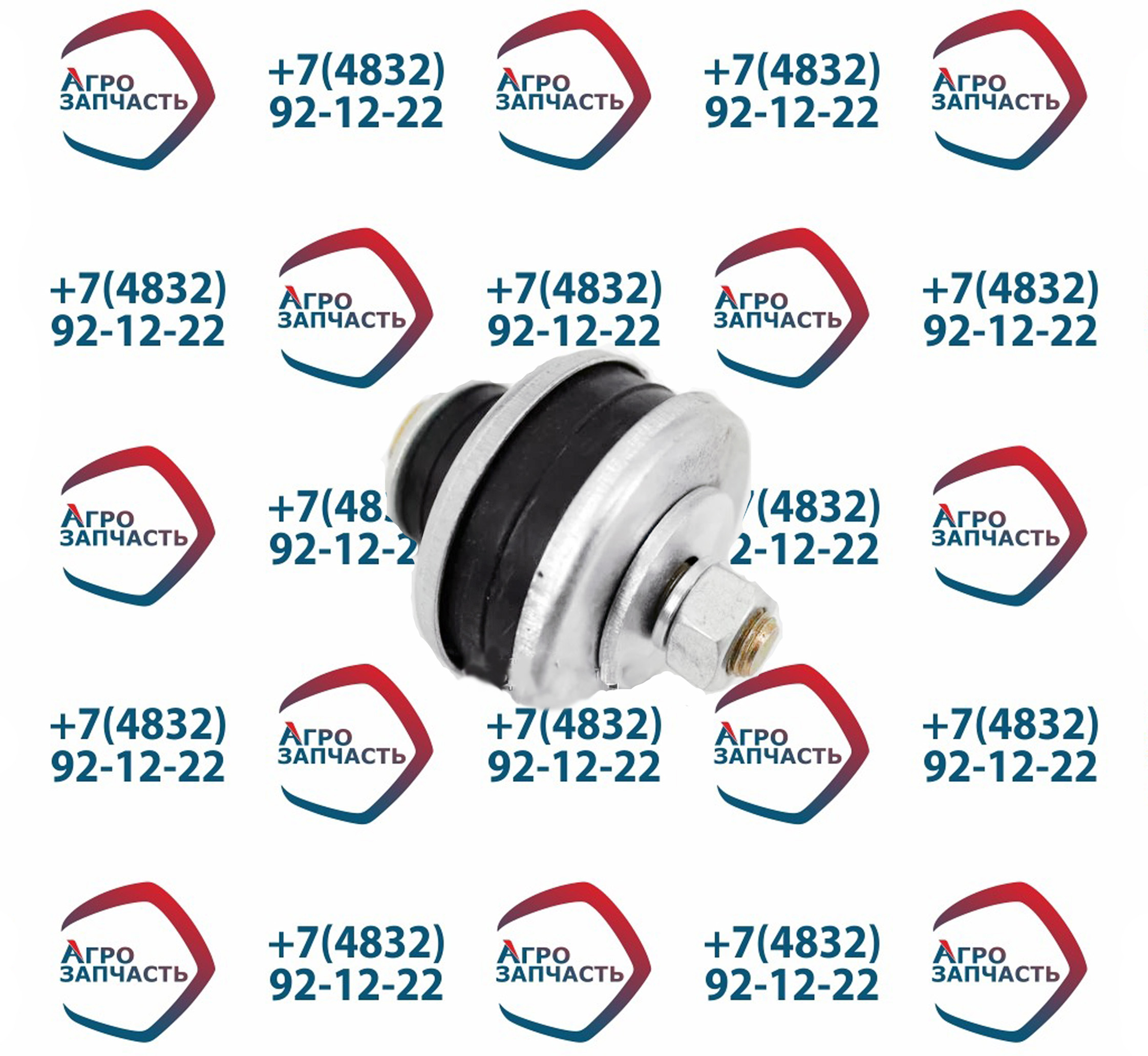 Подушка КАМАЗ подвески радиатора в сборе 5320-1302060/62/31