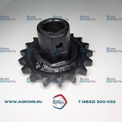 Звездочка 142.50.02.020 (z=18 t=19,05) верхнего вала колосового элеватора (Акрос) (Ростсельмаш)